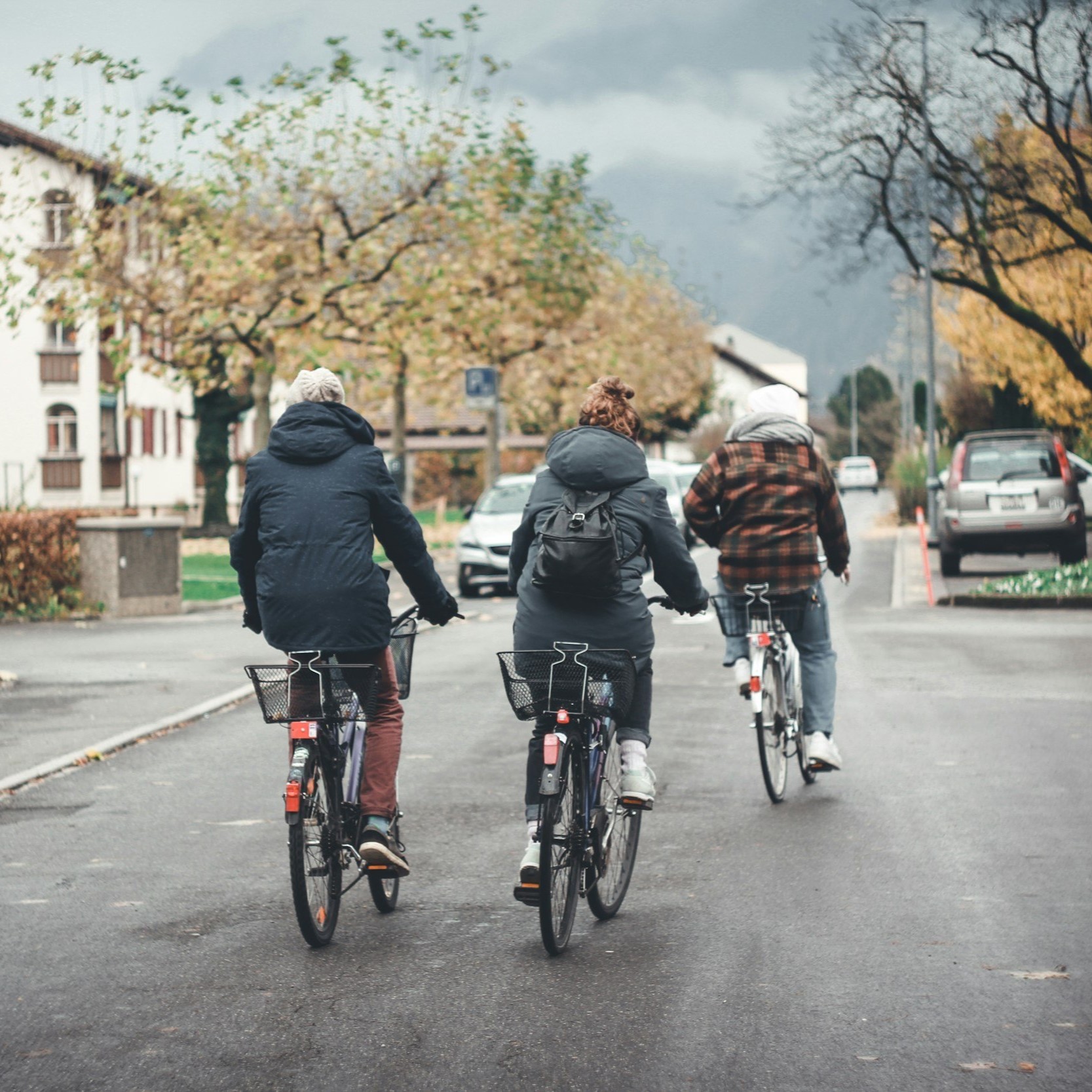 Youth Living Works People on Bicycles Image Link to Youth-Living Works